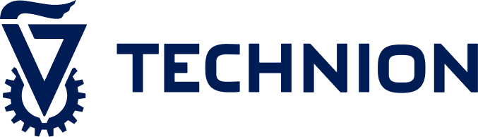 TECHNION, לוגו אופקי מינימלי על רקע בהיר